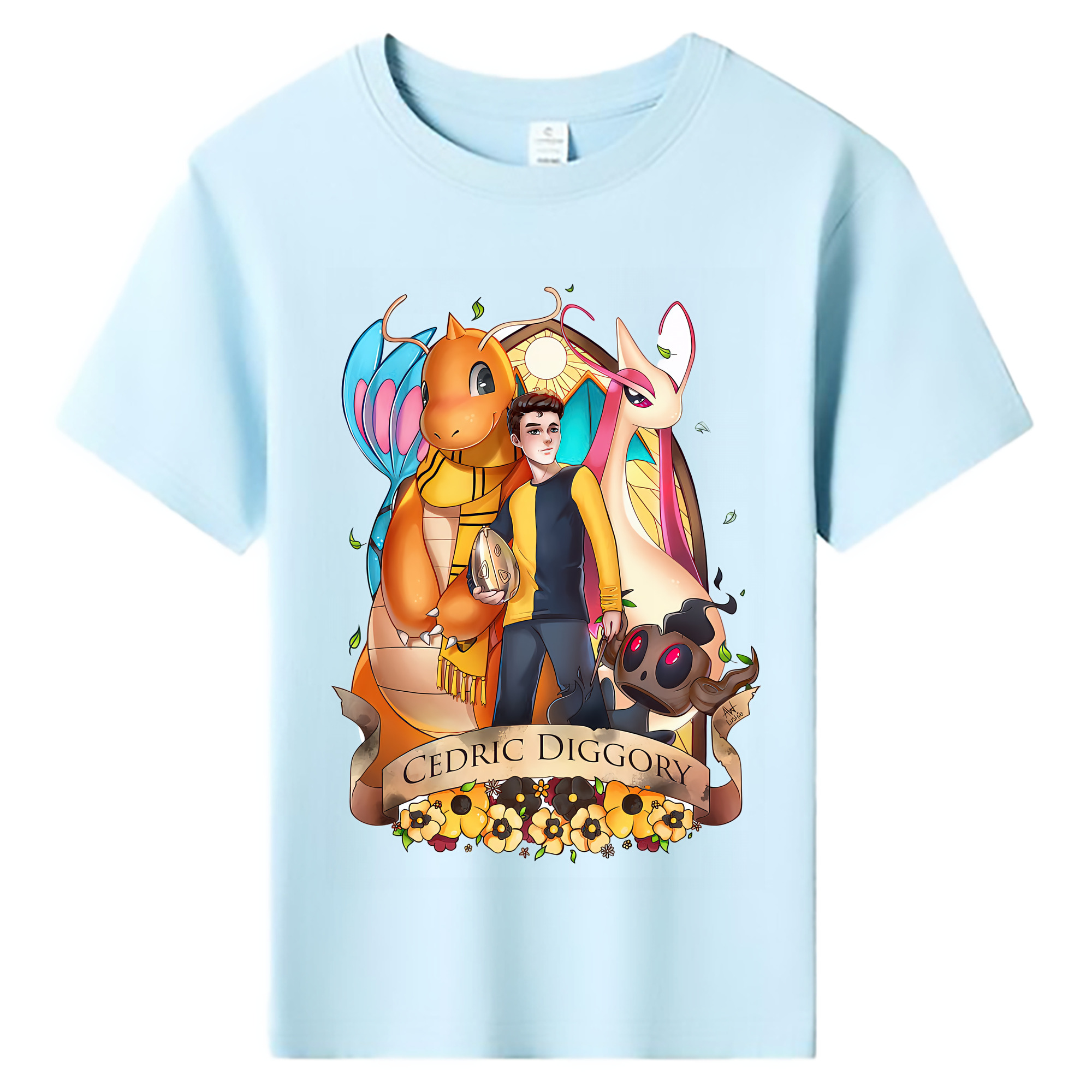 （画像用） Harry Potter ハリー・ポッターシリーズ 綿100％キッズTシャツ（フロントプリント）